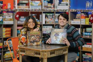 Inside Punch Out Games New Board Game Café in Easton