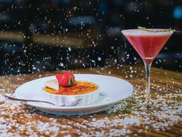 Indulge in Blue Grillhouse’s Classic Crème Brûlée