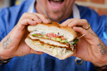Make Cactus Blue Chef Peter Sokolski’s Chicken Torta Milanese