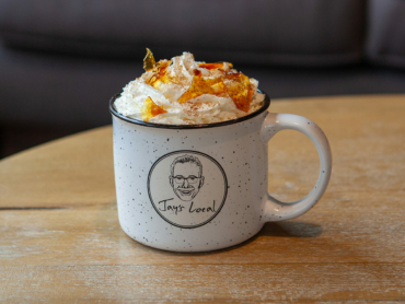Indulge in a Pumpkin Brûlée Latte from Jay’s Local