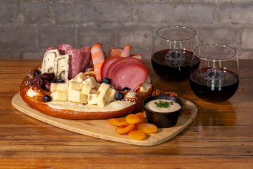 Order the Pretzel Charcuterie & Cheese Board at Easton Wine Project